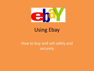 Using Ebay