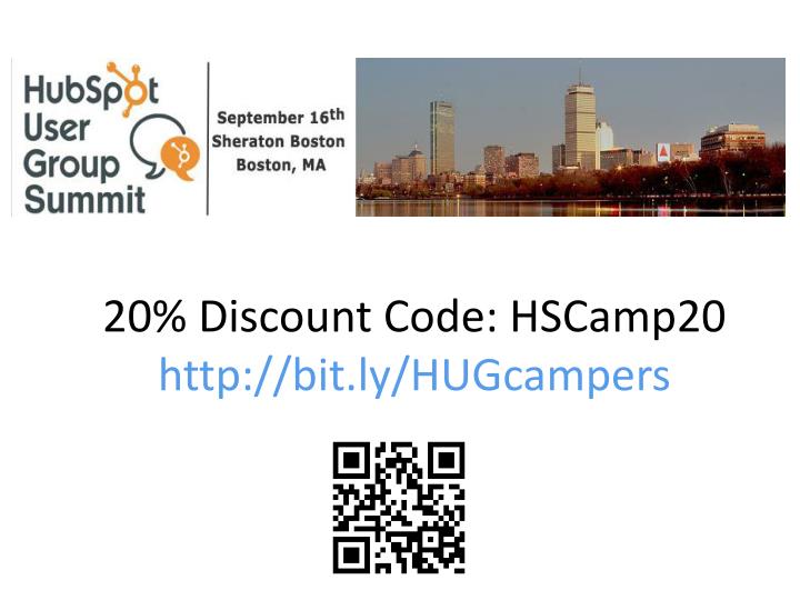 20 discount code hscamp20 http bit ly hugcampers