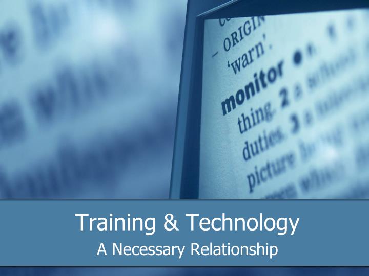 training technology
