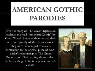 American gothic parodies