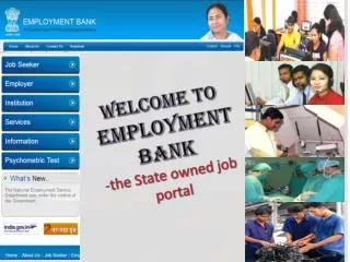 Welcome to Employment Bank - the State owned job portal