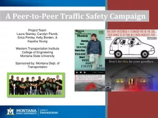 A Peer-to-Peer Traffic Safety Campaign