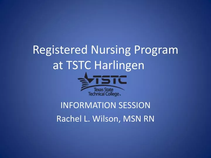 registered nursing program at tstc harlingen