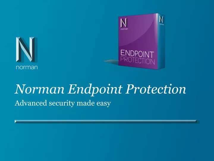 norman endpoint protection