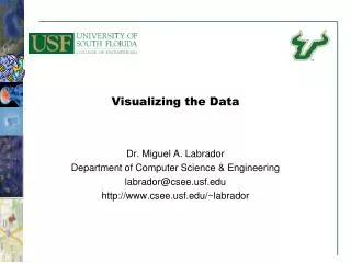Visualizing the Data