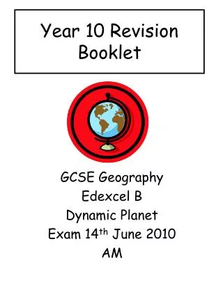 Year 10 Revision Booklet