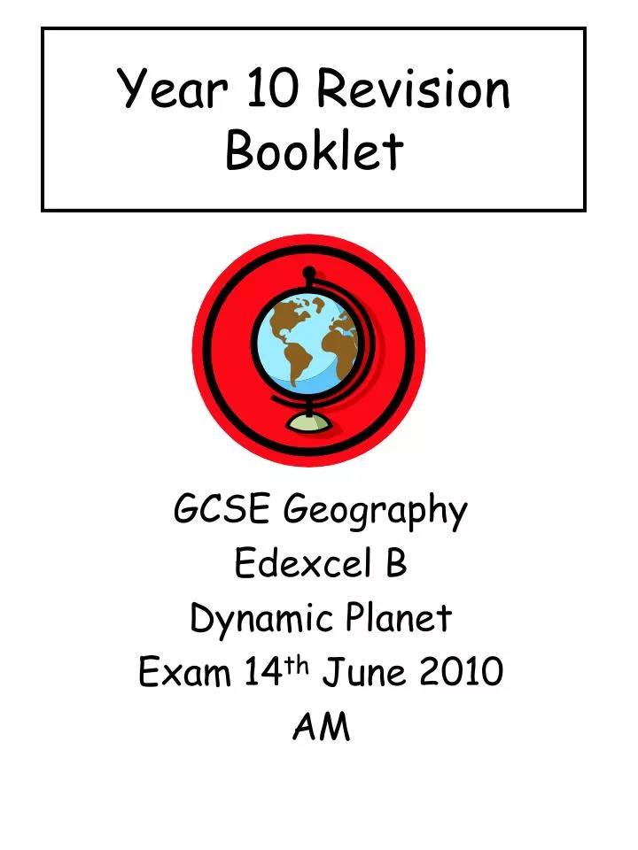 year 10 revision booklet