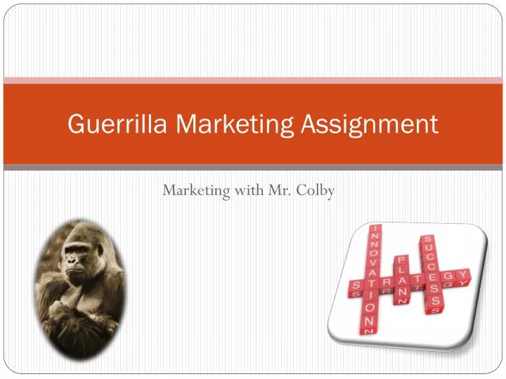 guerrilla marketing assignment