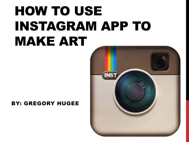 how to use instagram app to make art