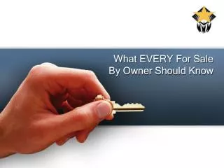 What EVERY For Sale By Owner Should Know