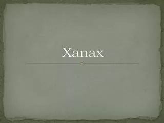 Xanax