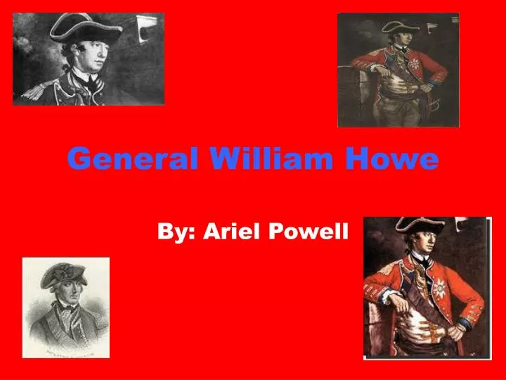 general william howe