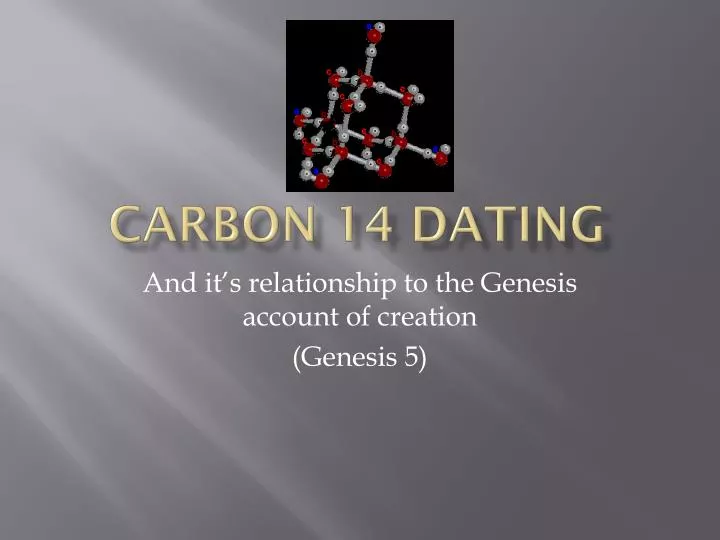 carbon 14 dating