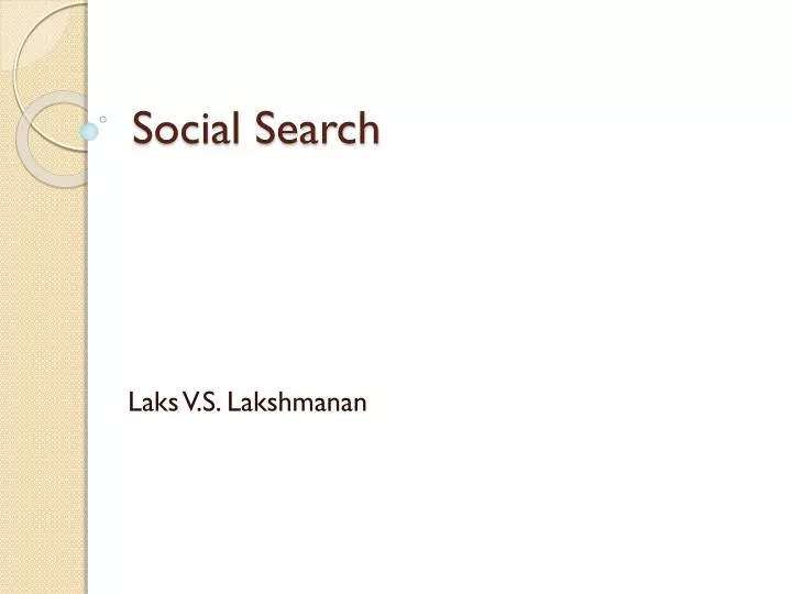 social search