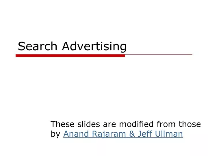 search advertising