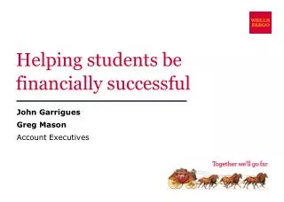 Helping students be financially successful
