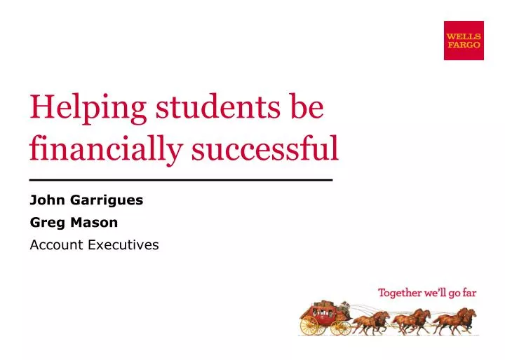 helping students be financially successful