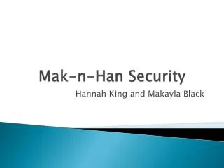 Mak-n-Han Security
