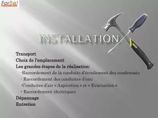 installation