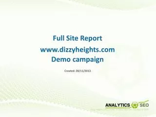Full Site Report