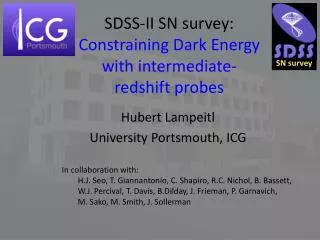 SDSS-II SN survey: Constraining Dark Energy with intermediate- redshift probes