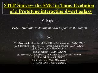 STEP Survey- the SMC in Time: Evolution of a Prototype interacting dwarf galaxy