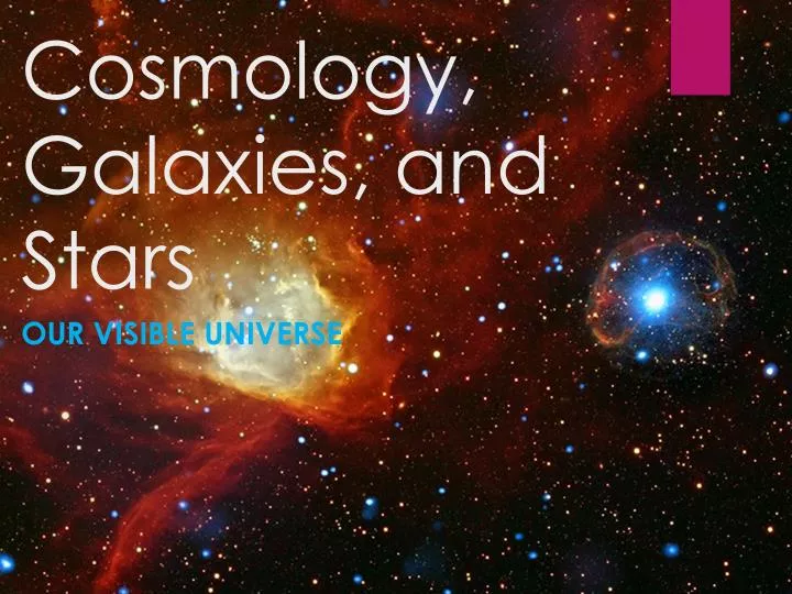 cosmology galaxies and stars