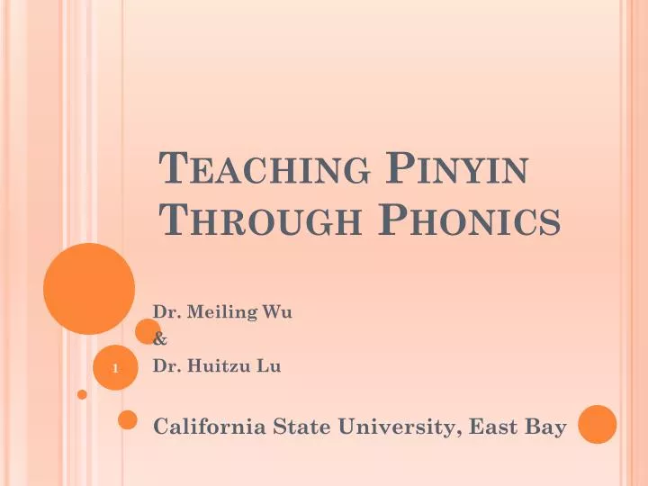teaching pinyin through phonics