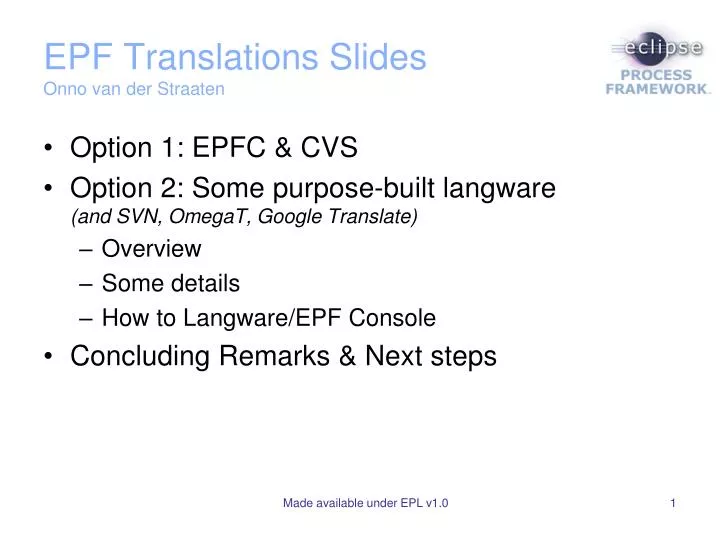 epf translations slides onno van der straaten