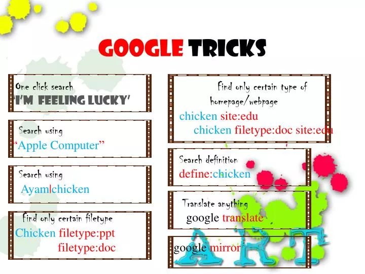 google tricks