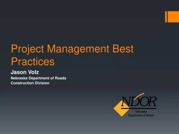 project management best practices