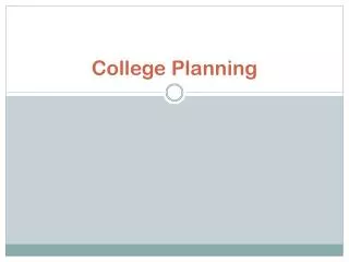 College Planning