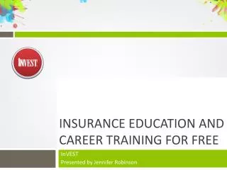 Insurance Education and Career Training for Free