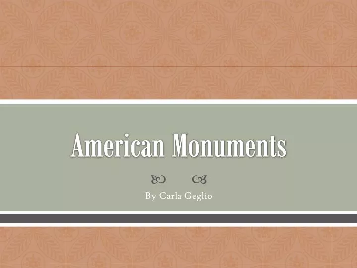 american monuments