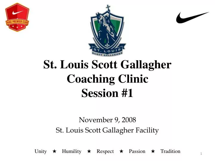 st louis scott gallagher coaching clinic session 1