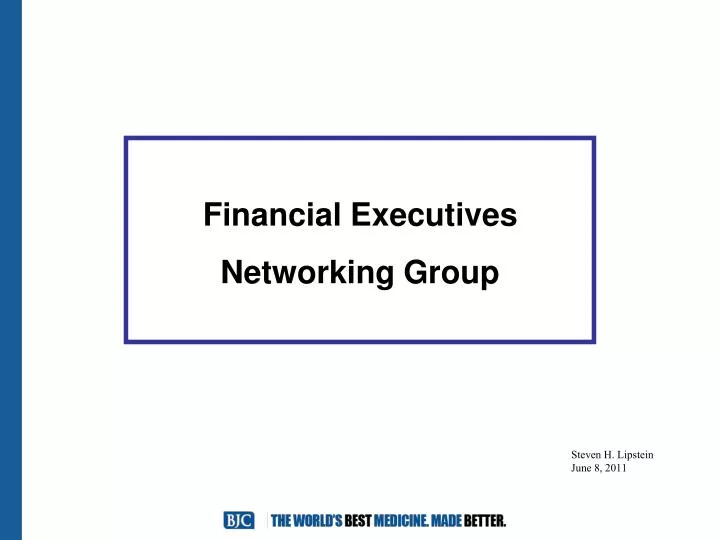 financial executives networking group