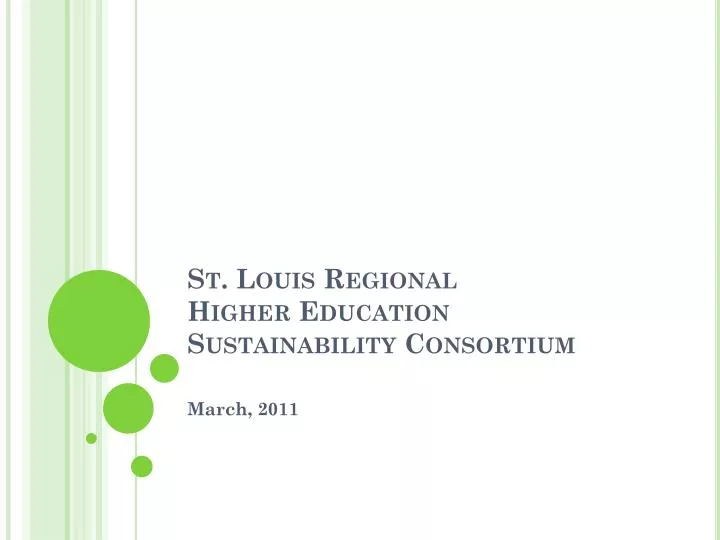 st louis regional higher education sustainability consortium