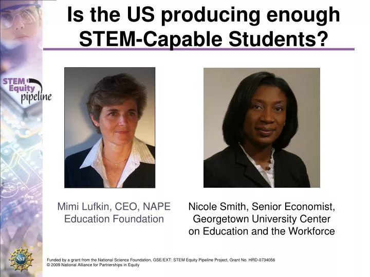 is the us producing enough stem capable students