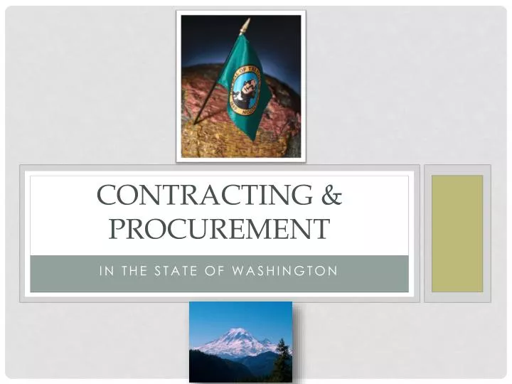 contracting procurement