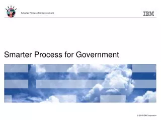 Smarter Process for Government