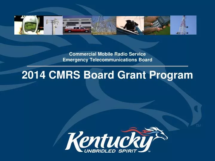 commercial mobile radio service emergency telecommunications board 2014 cmrs board grant program
