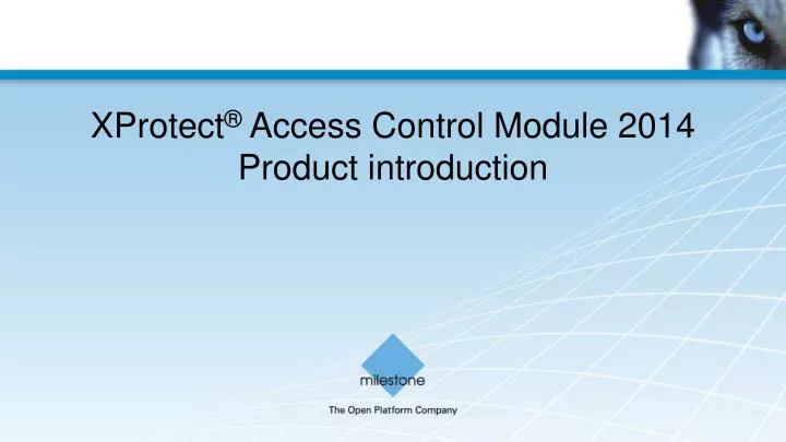 xprotect access control module 2014 product introduction