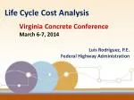 Luis Rodriguez, P.E. Federal Highway Administration - slide 1
