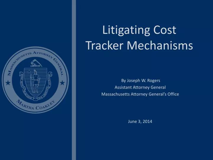 litigating cost tracker mechanisms