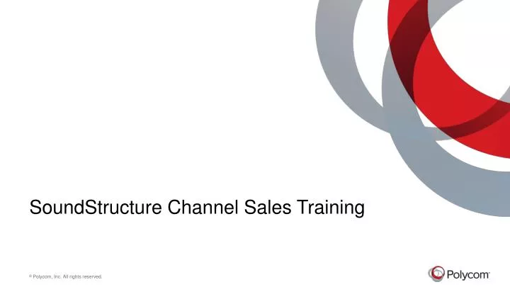 soundstructure channel sales training