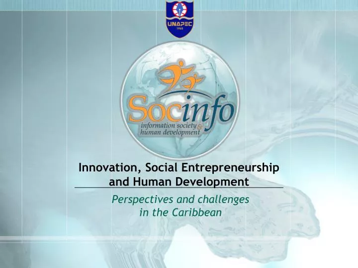 innovation social entrepreneurship and human development