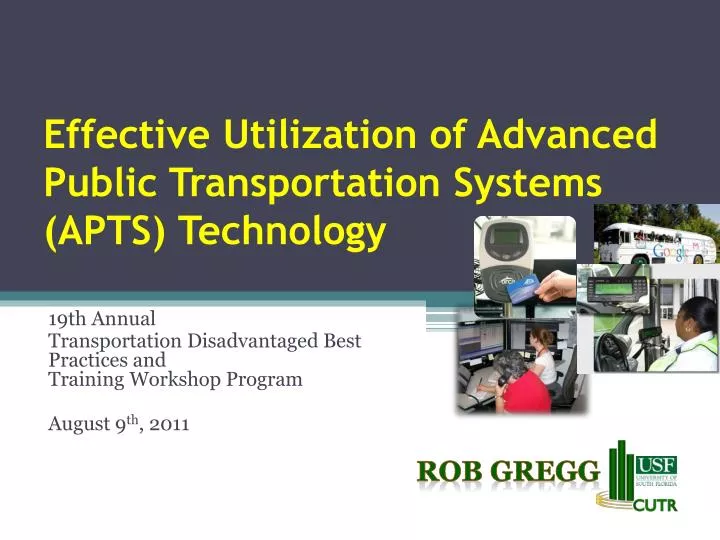 effective utilization of advanced public transportation systems apts technology