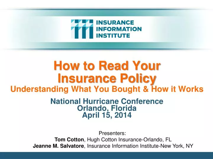 how to read your insurance policy understanding what you bought how it works