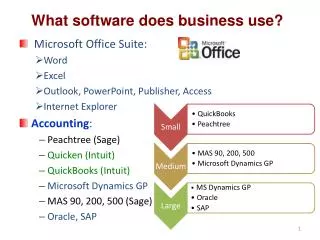 What software does business use?