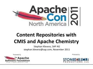 Content Repositories with CMIS and Apache Chemistry
